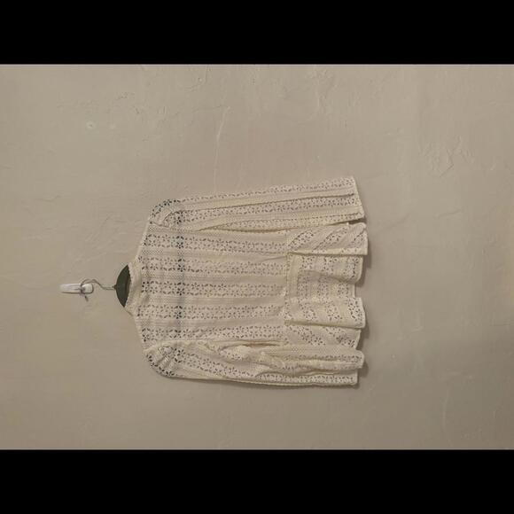 Maje White/Off White Lace top 1 - Picture 5 of 5